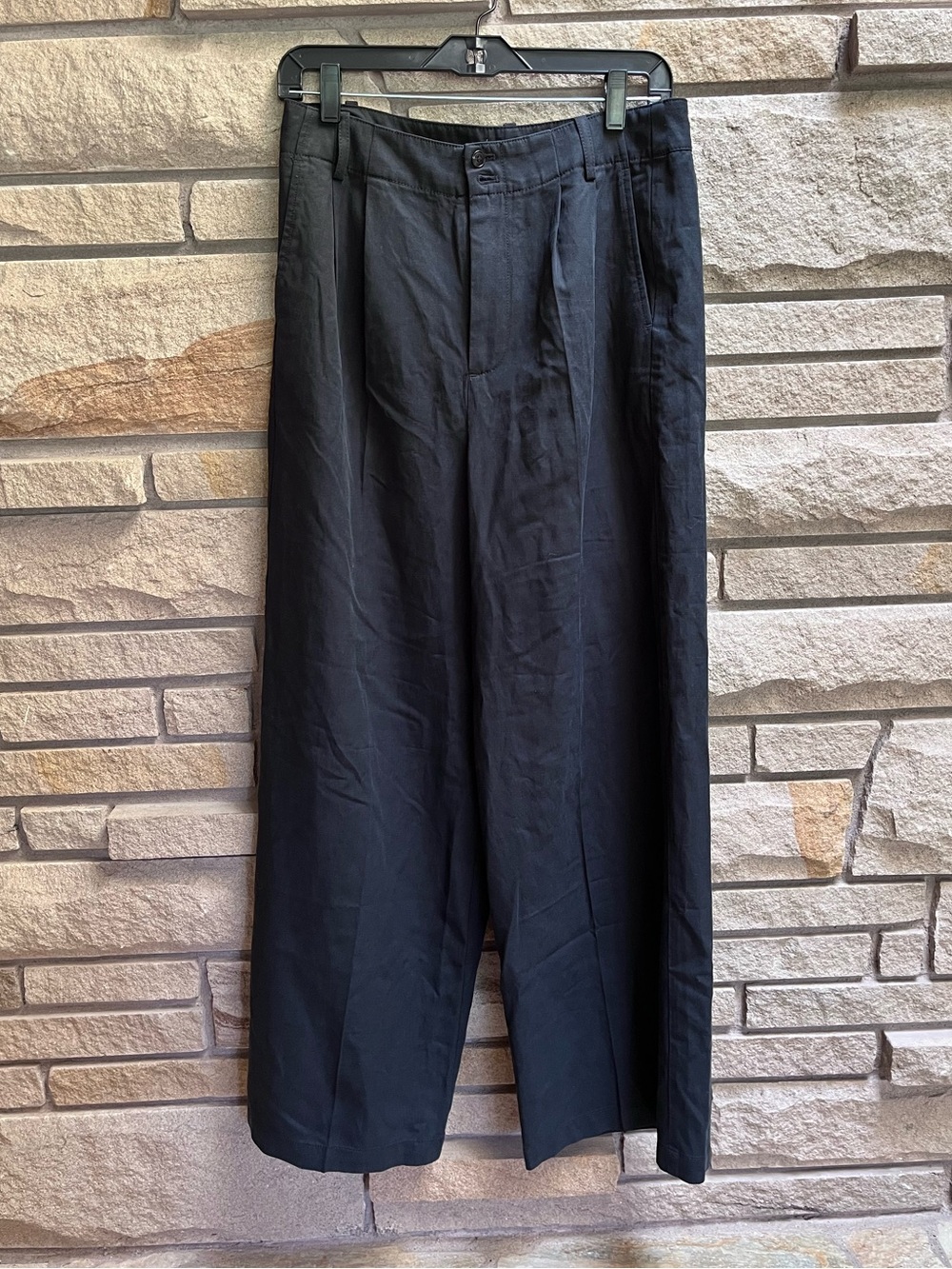 Madewell Harlow Wide Leg Pants Black Size 6 NWT - Picture 5 of 15